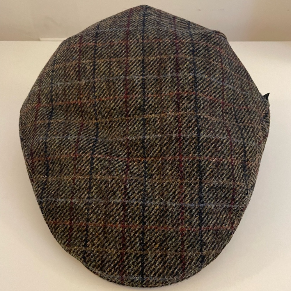 Mucros Trinity Wool Newsboy Cap Hat Ireland Lined Size L Weavers Workshop 841